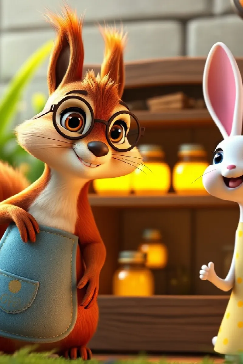 Picture 3 from the tale The Squirrel Who Sold Sunshine