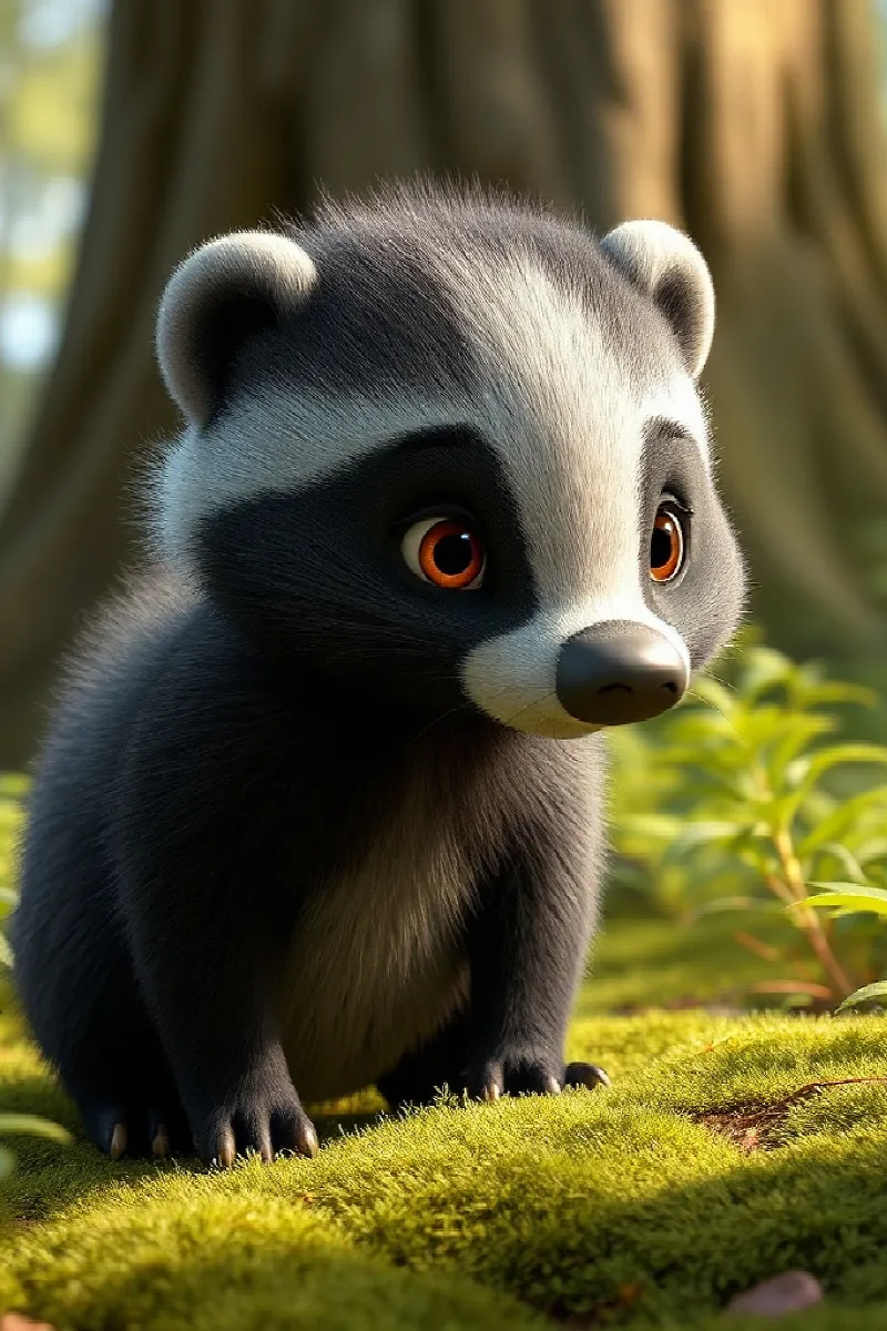Picture 1 from the tale The Little Honey Badger