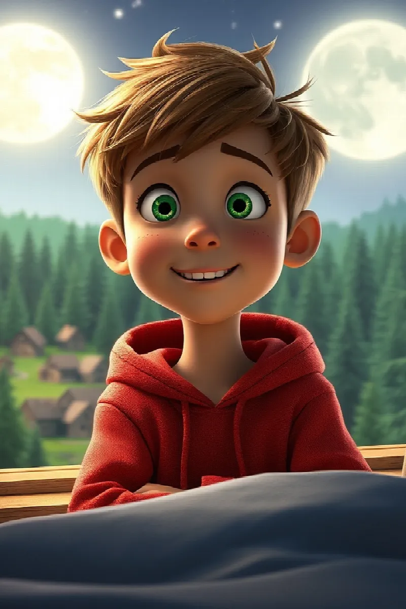 Picture 1 from the tale The Boy Who Loved Wolves