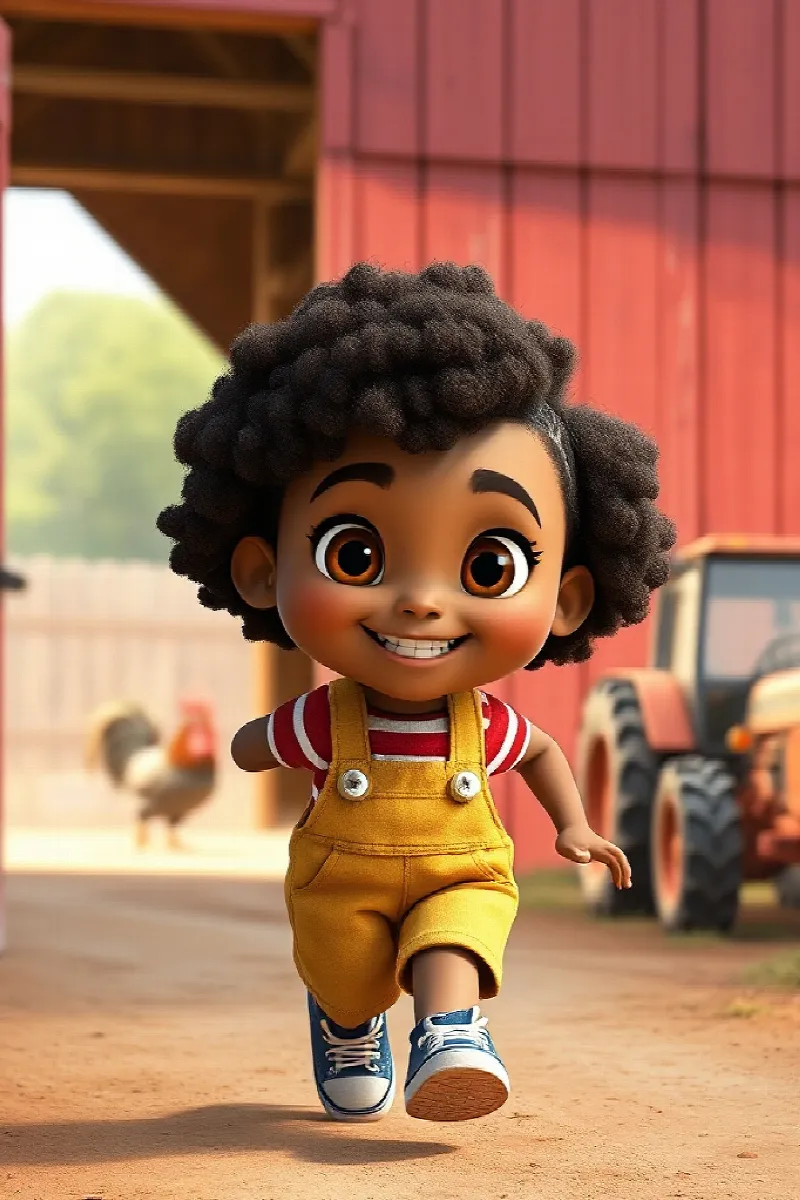 Picture 1 from the tale The Girl and the Brave Alpaca
