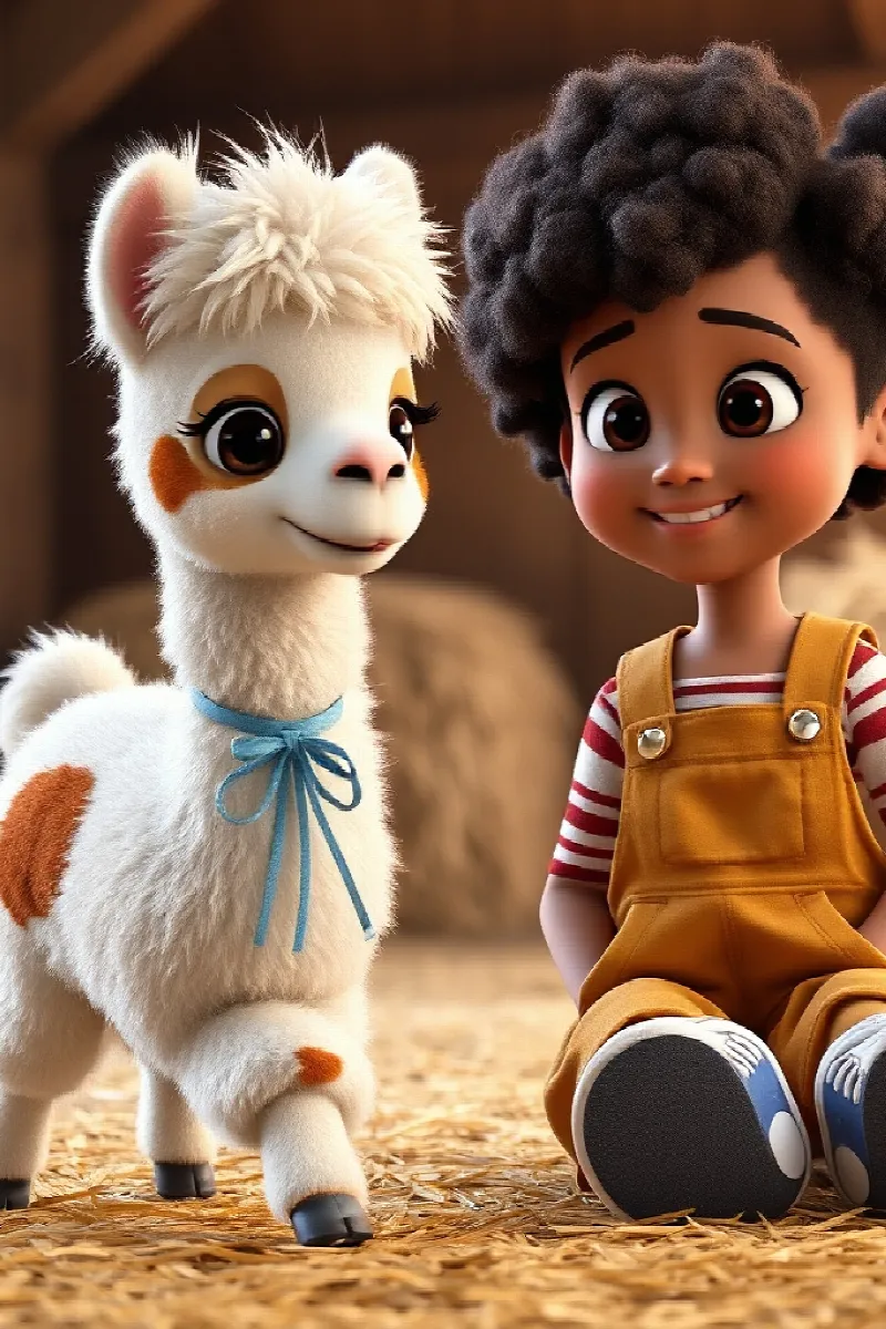Picture 4 from the tale The Girl and the Brave Alpaca