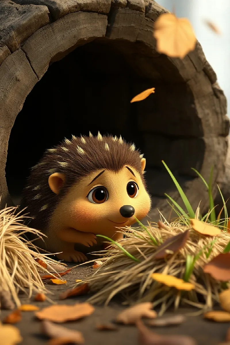 Picture 2 from the tale The Hedgehog and the Squirrel