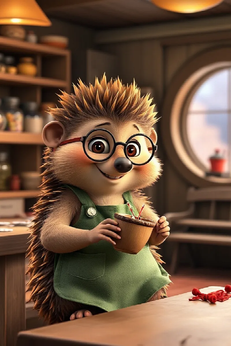 Picture 2 from the tale The Hedgehog's Little Shop