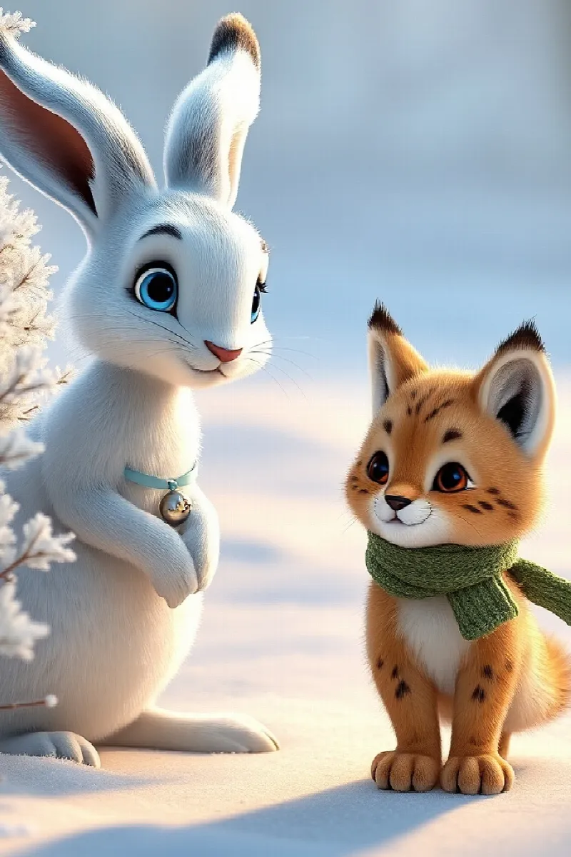 Picture 3 from the tale The Little Lynx's Friend