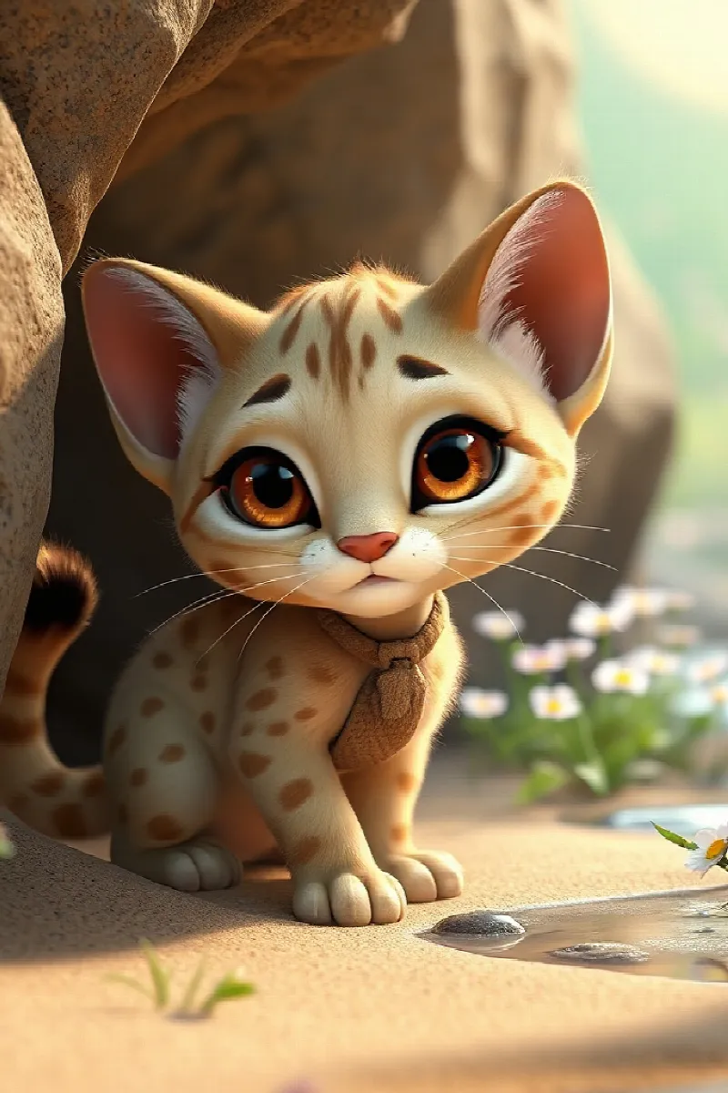 Picture 2 from the tale The Little Sand Cat