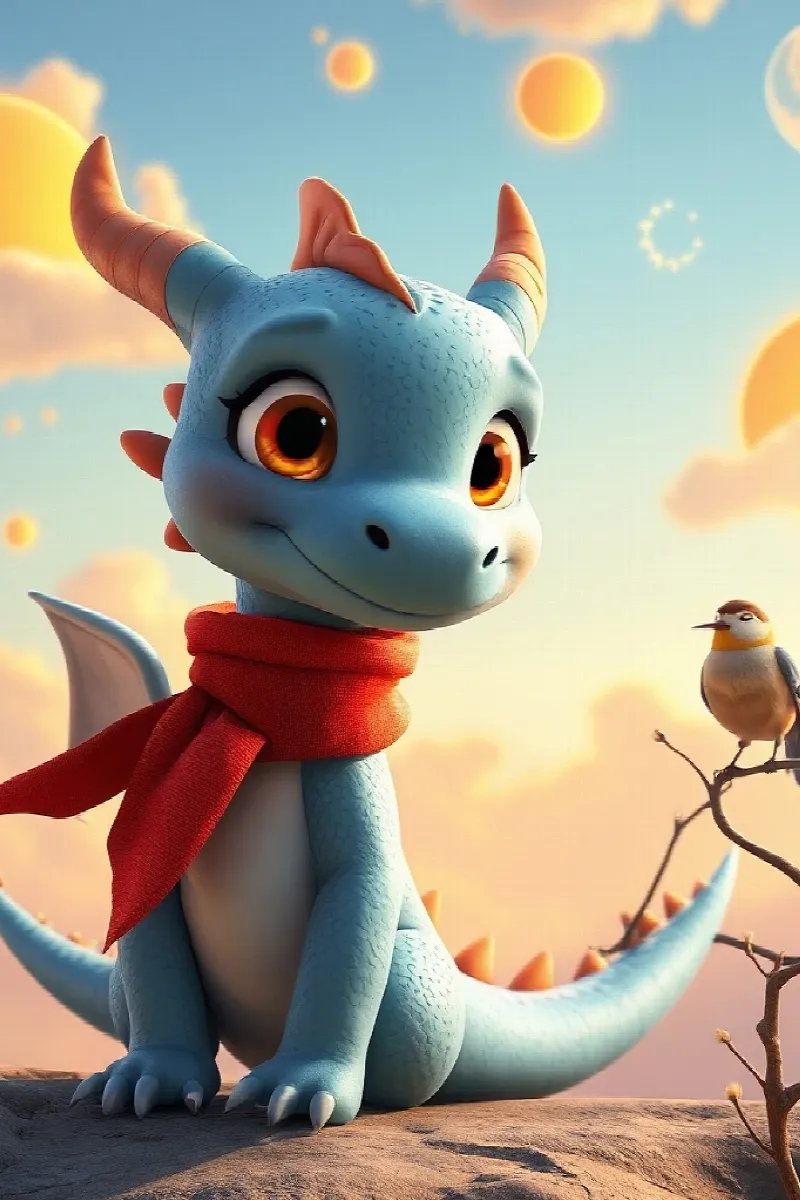Picture 2 from the tale The Pencil Dragon
