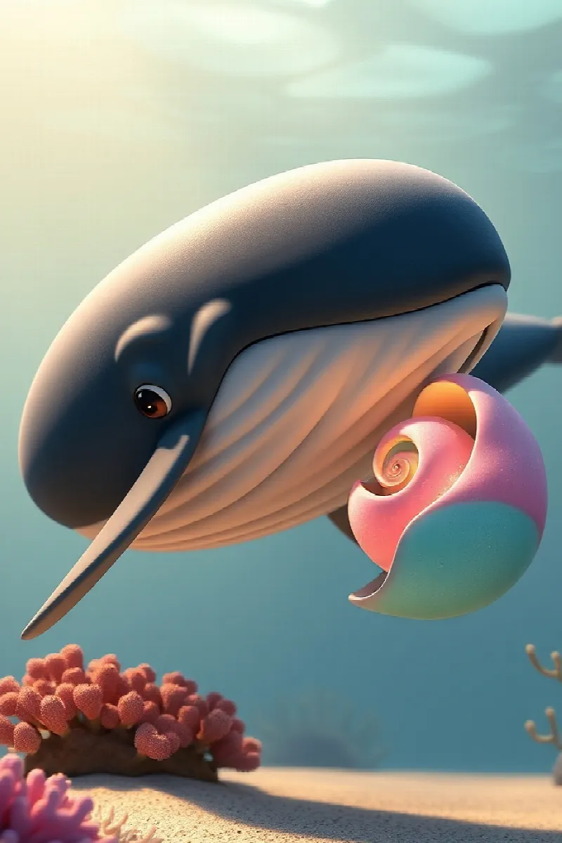 Picture 2 from the tale The Whale's Postcard
