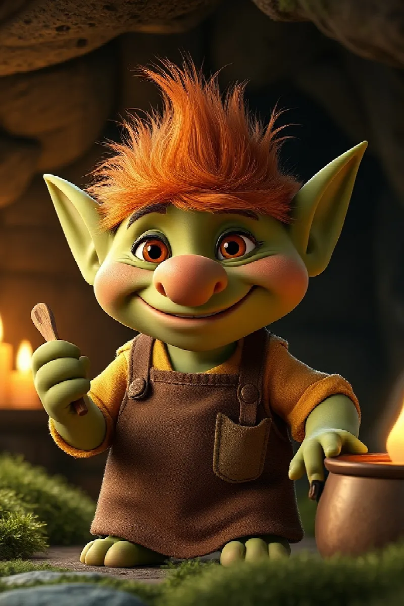 Trolün Yemek Yarışması masalından 1. resim