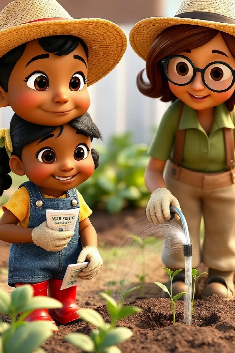 Picture 4 from the tale The Girl and the Butterfly Garden