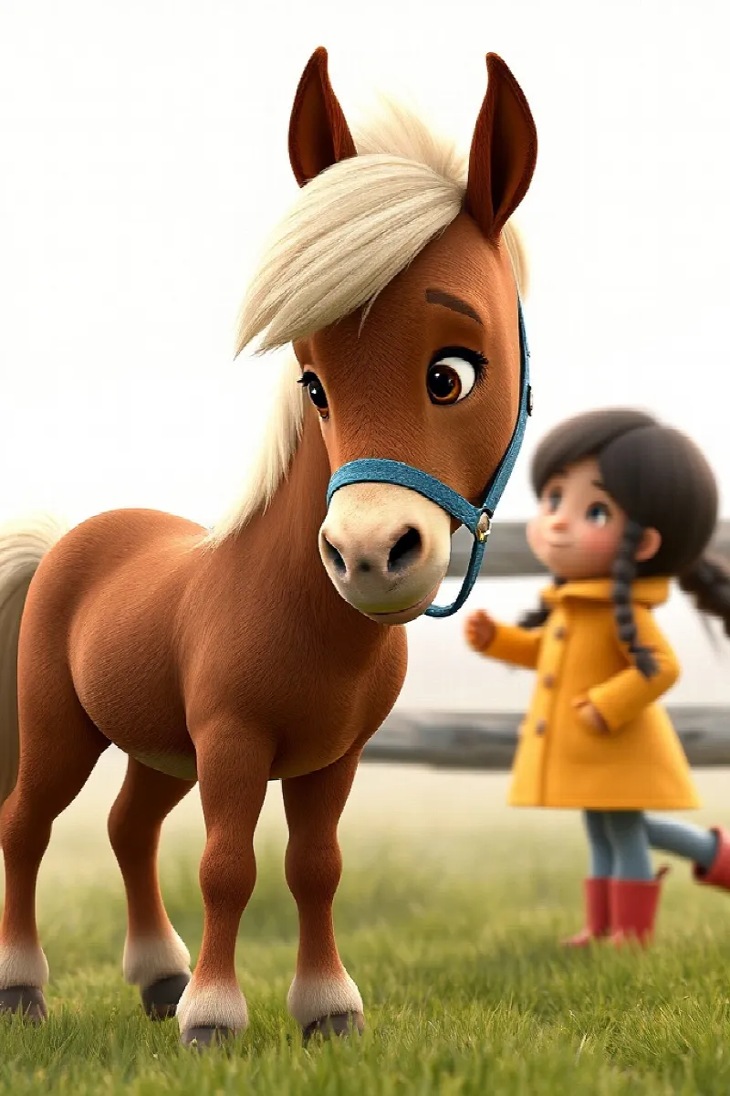 Picture 2 from the tale The Girl and the Pony
