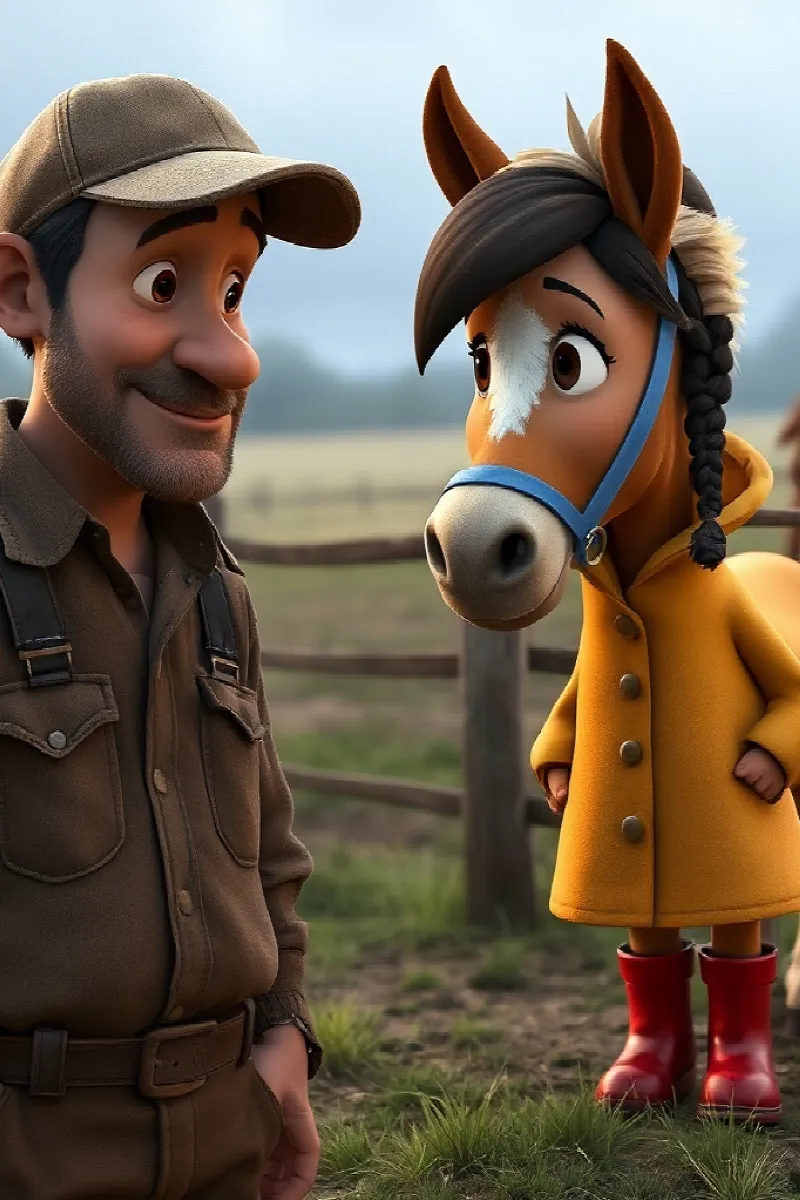 Picture 3 from the tale The Girl and the Pony