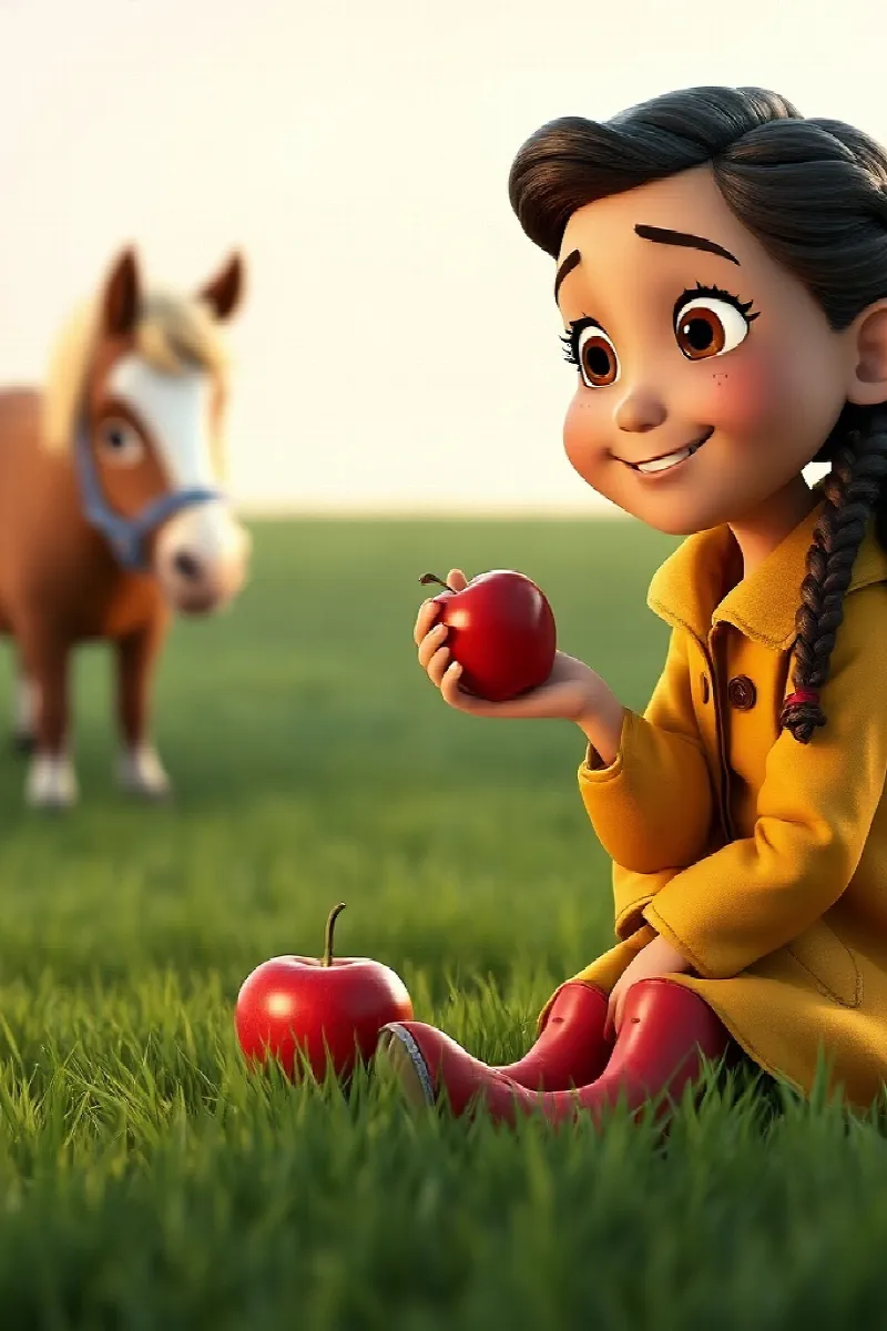 Picture 4 from the tale The Girl and the Pony
