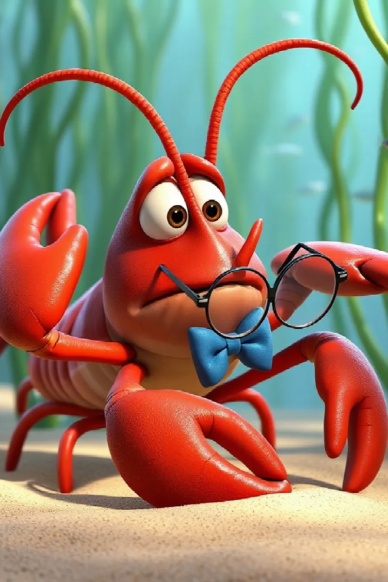 Picture 4 from the tale The Lobster's Lost Glasses