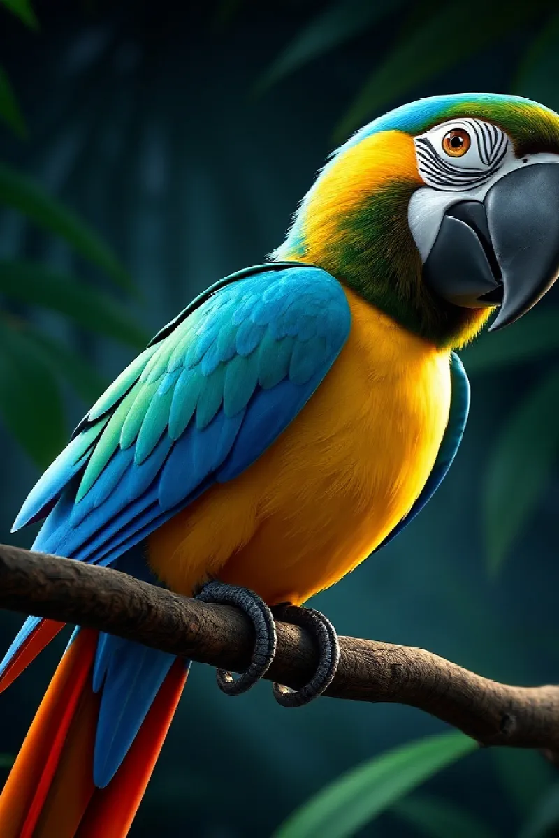 Picture 3 from the tale The Macaw's Missing Colors