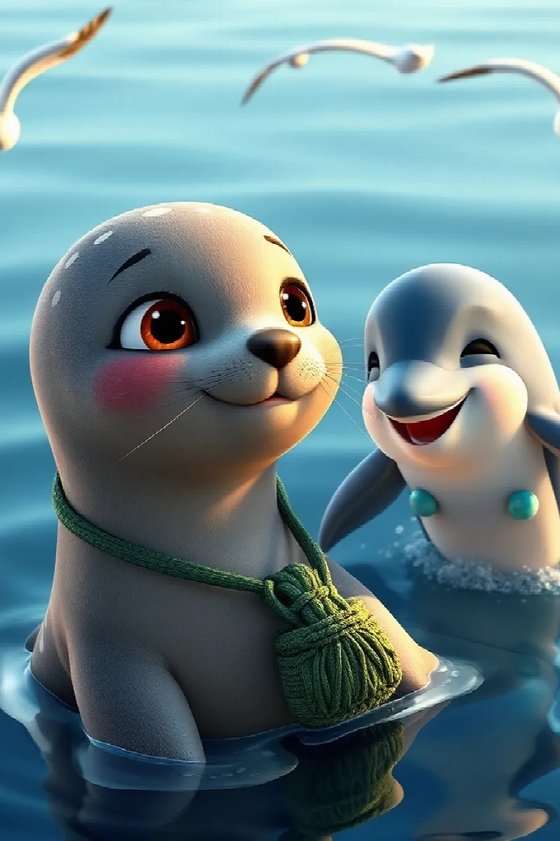 Picture 2 from the tale The Seal Who Loved Stories