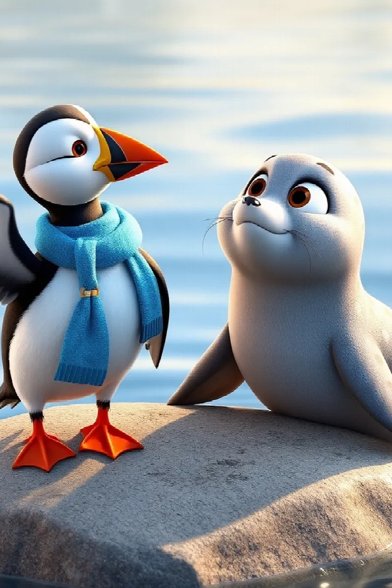 Picture 3 from the tale The Seal Who Loved Stories