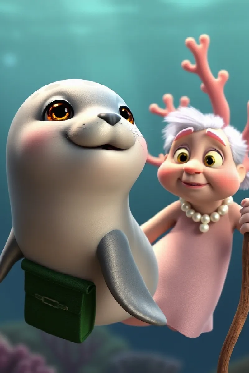 Picture 4 from the tale The Seal Who Loved Stories