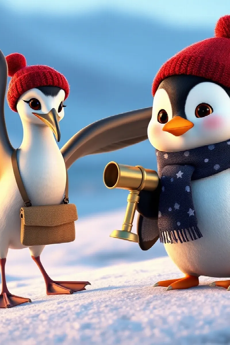 Penguenin Kar Teleskobu masalından 4. resim