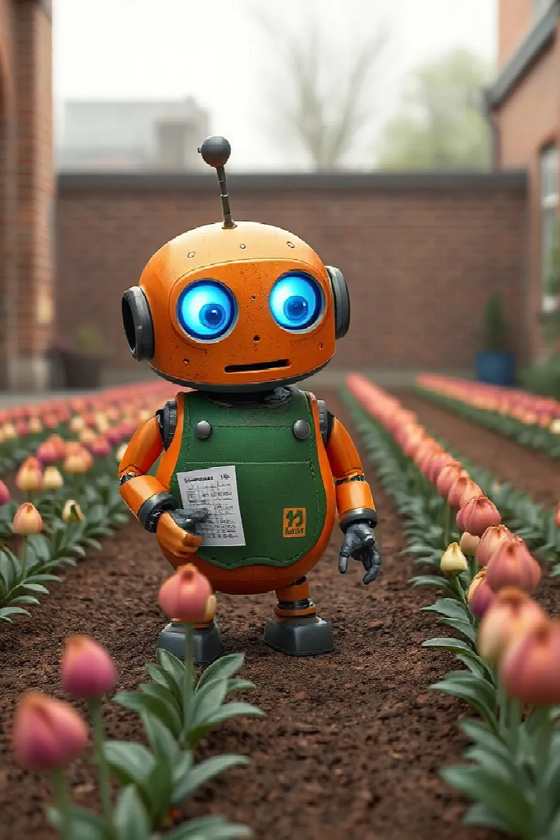 Robot Bahçıvan masalından 2. resim
