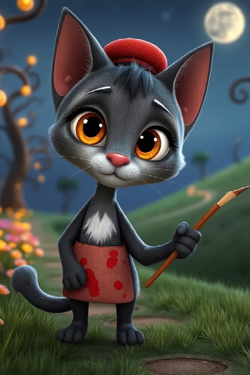 Rüya Boyayan Kedi masalından 3. resim