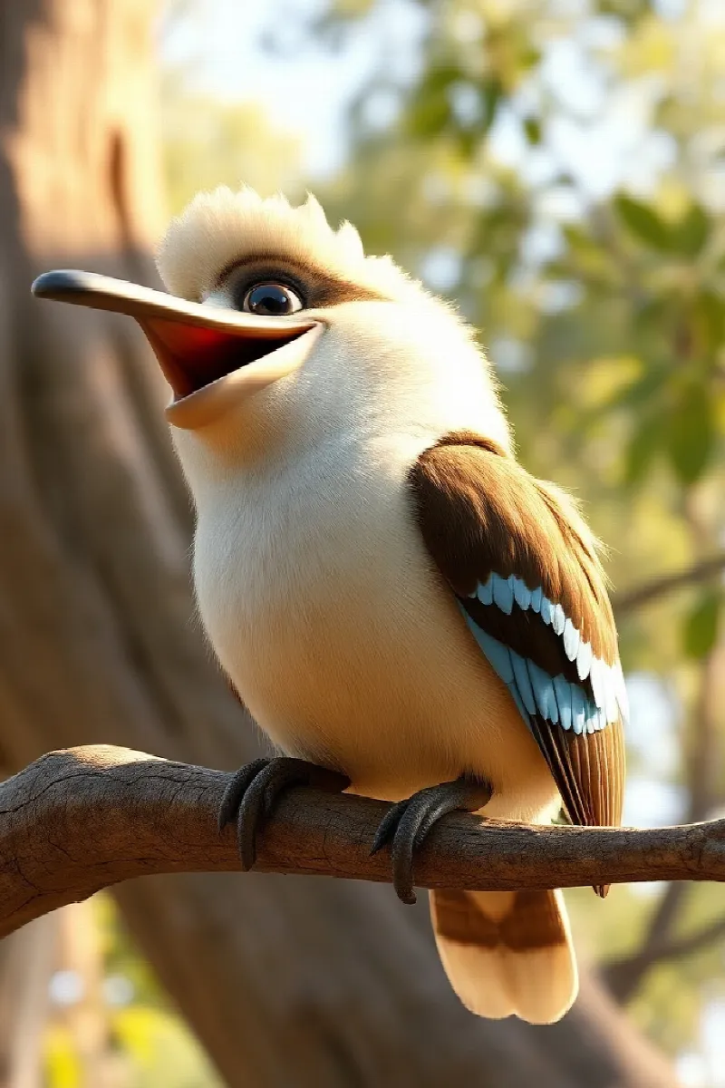 Picture 1 from the tale The Kookaburra's Secret