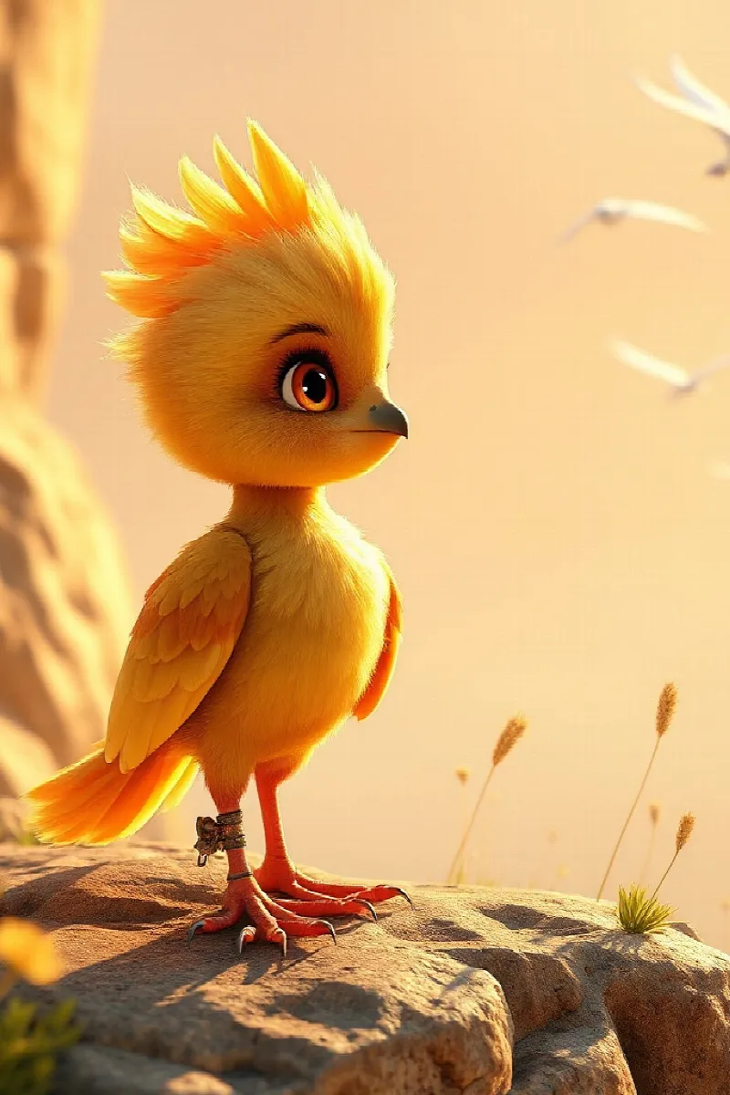 Picture 1 from the tale The Phoenix's First Flight