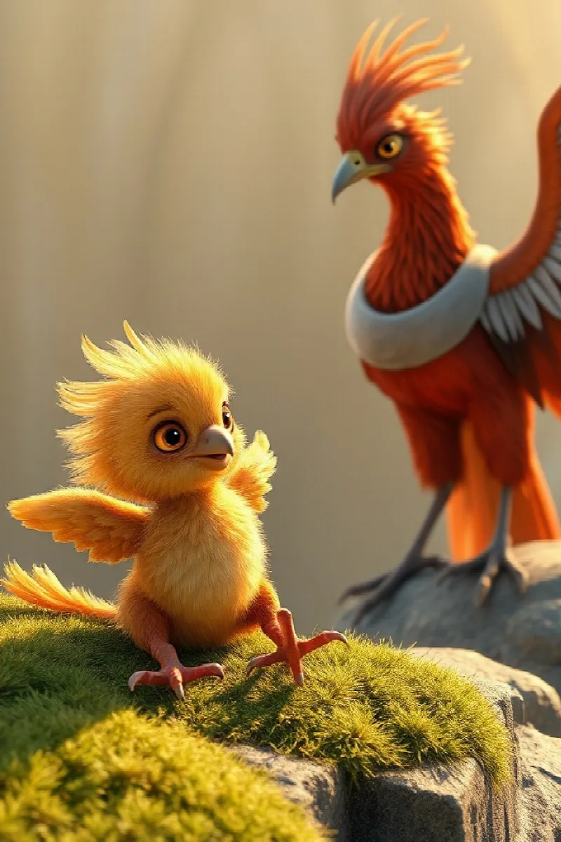 Picture 4 from the tale The Phoenix's First Flight