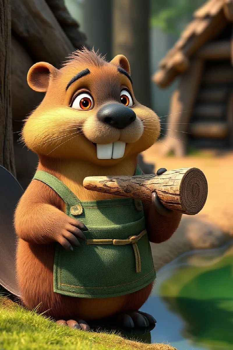 Picture 1 from the tale The Beaver's Floating Clock