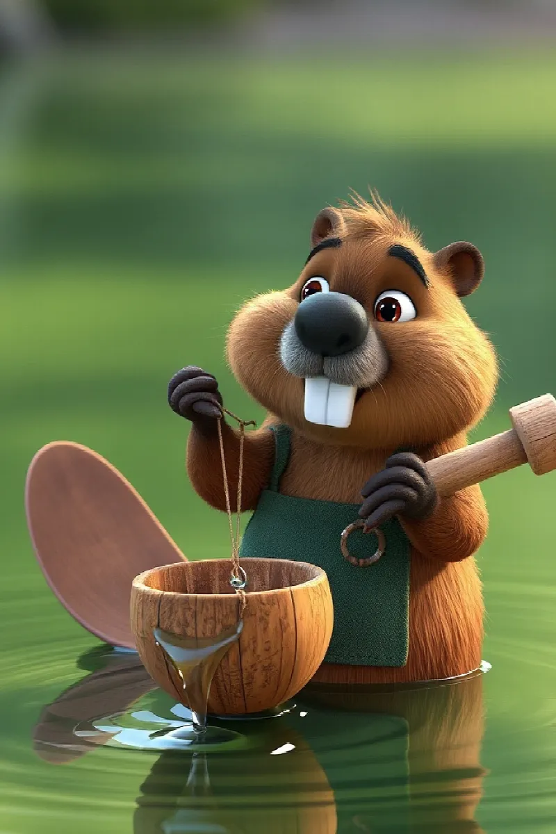 Picture 2 from the tale The Beaver's Floating Clock