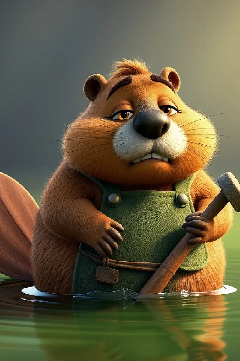Picture 4 from the tale The Beaver's Floating Clock