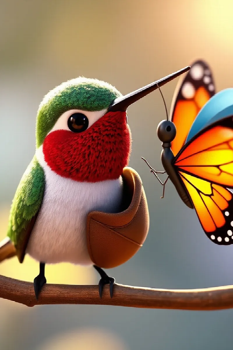 Picture 3 from the tale The Little Hummingbird