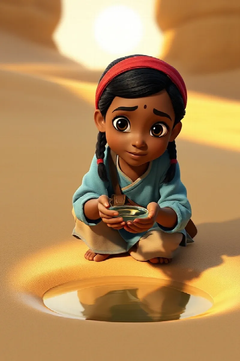 Picture 1 from the tale The Little Oasis Keeper