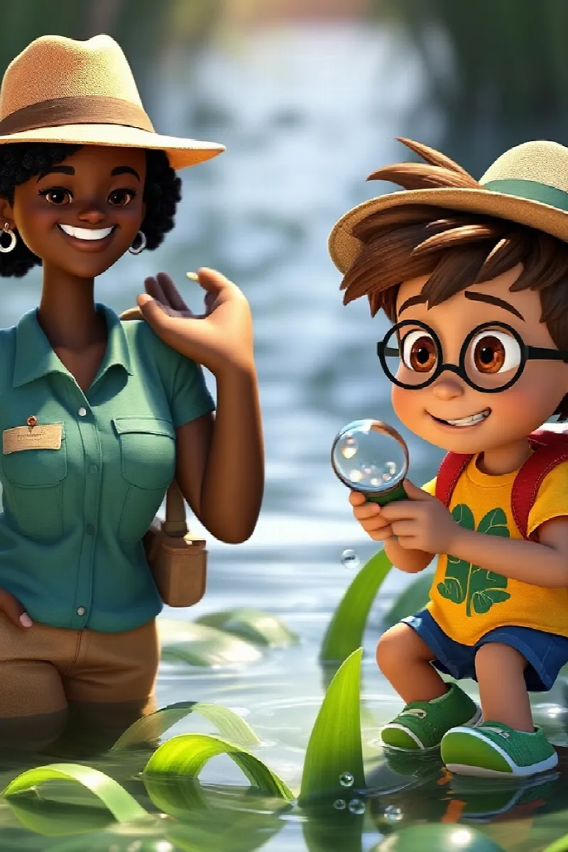 Picture 3 from the tale The Boy and the Sea Grass