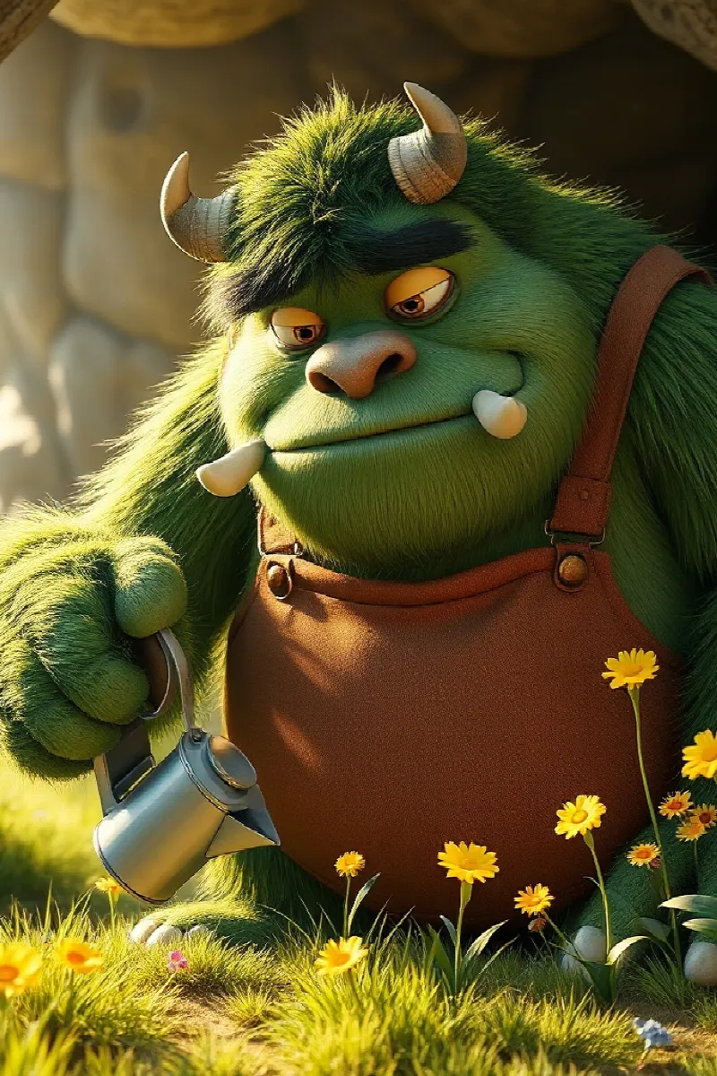 Picture 1 from the tale The Monster's Tiny Pet