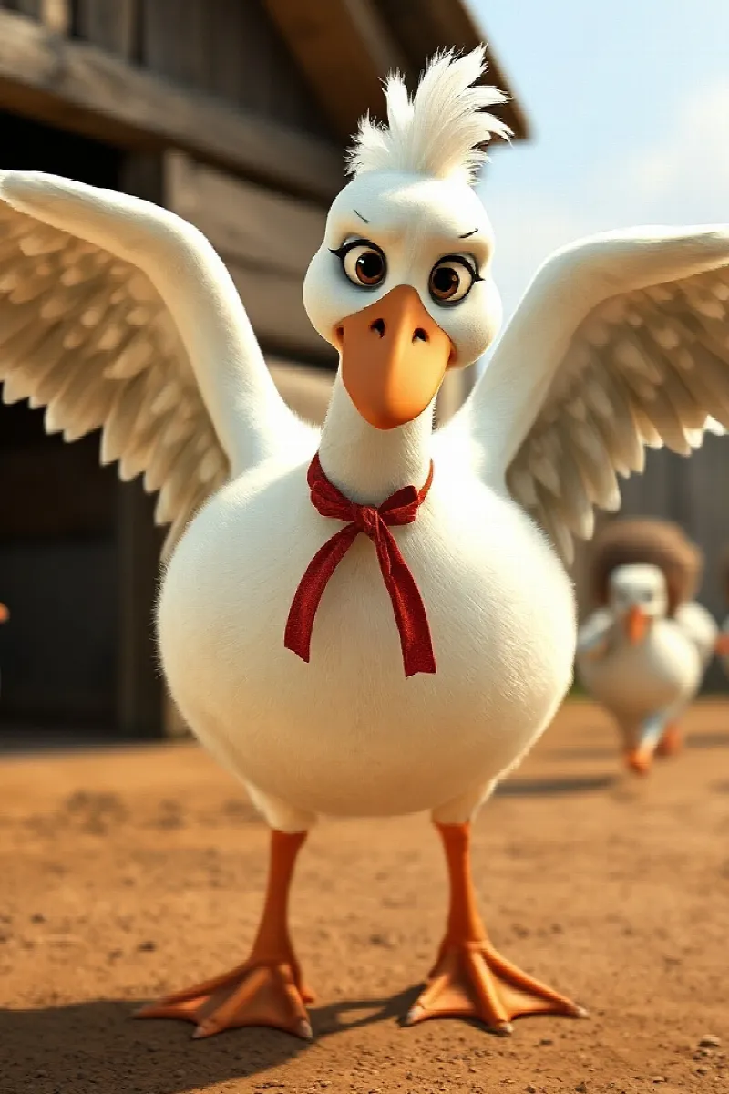 Picture 2 from the tale The Boy and the Secret Goose