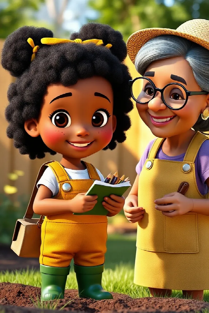 Picture 1 from the tale The Girl and the Butterfly