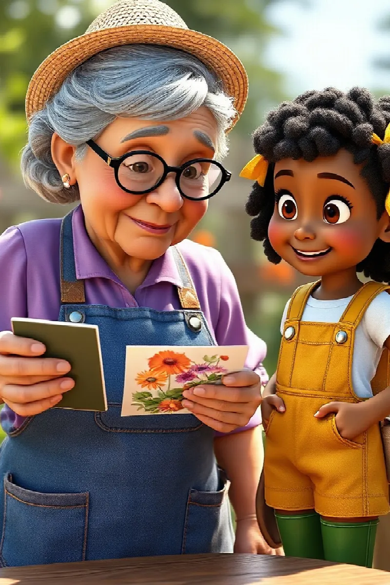 Picture 2 from the tale The Girl and the Butterfly