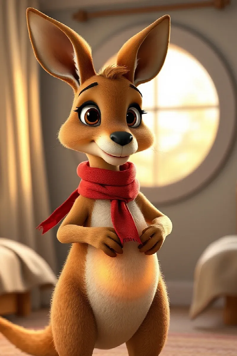 Picture 1 from the tale The Kangaroo's Missing Pocket