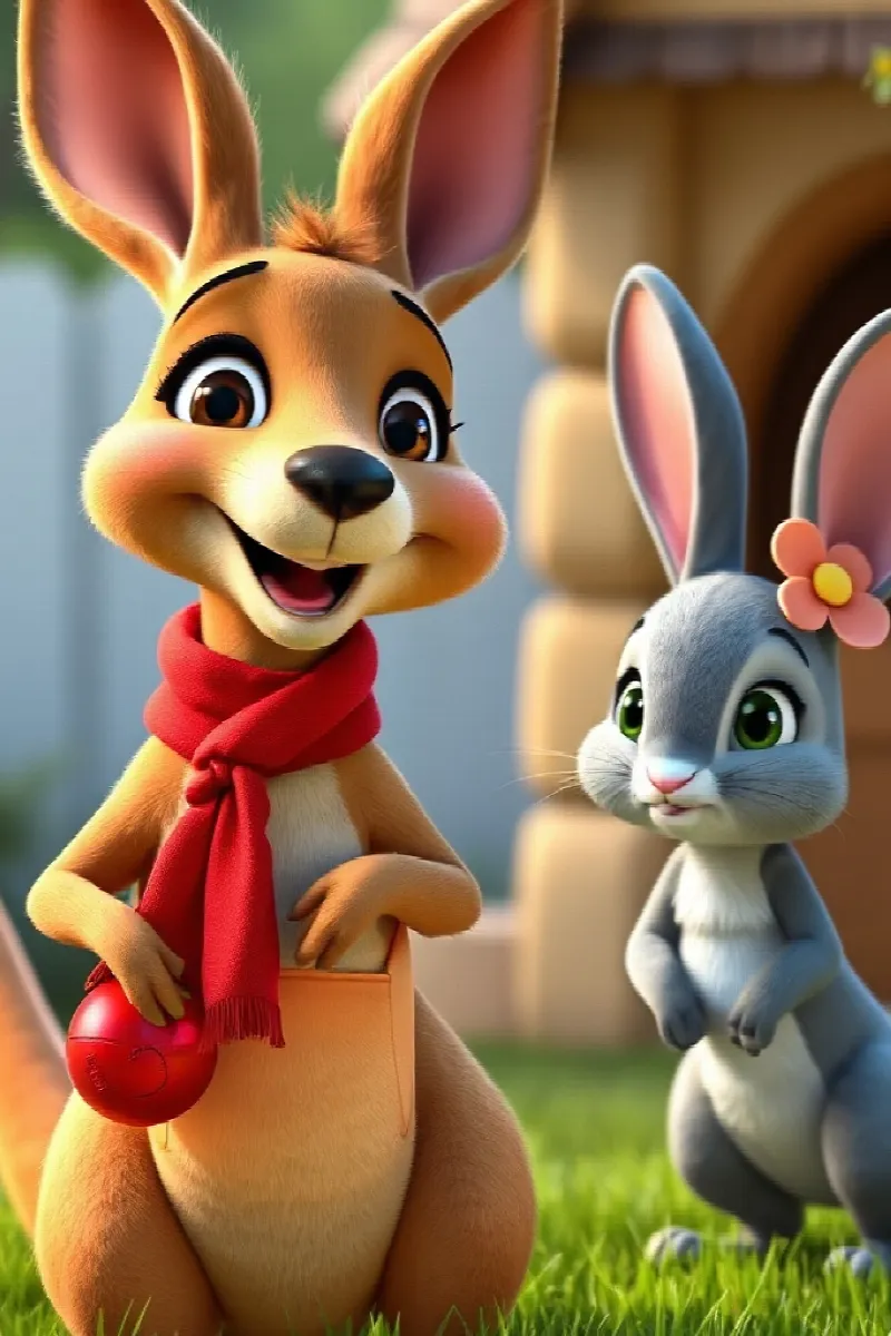 Picture 4 from the tale The Kangaroo's Missing Pocket