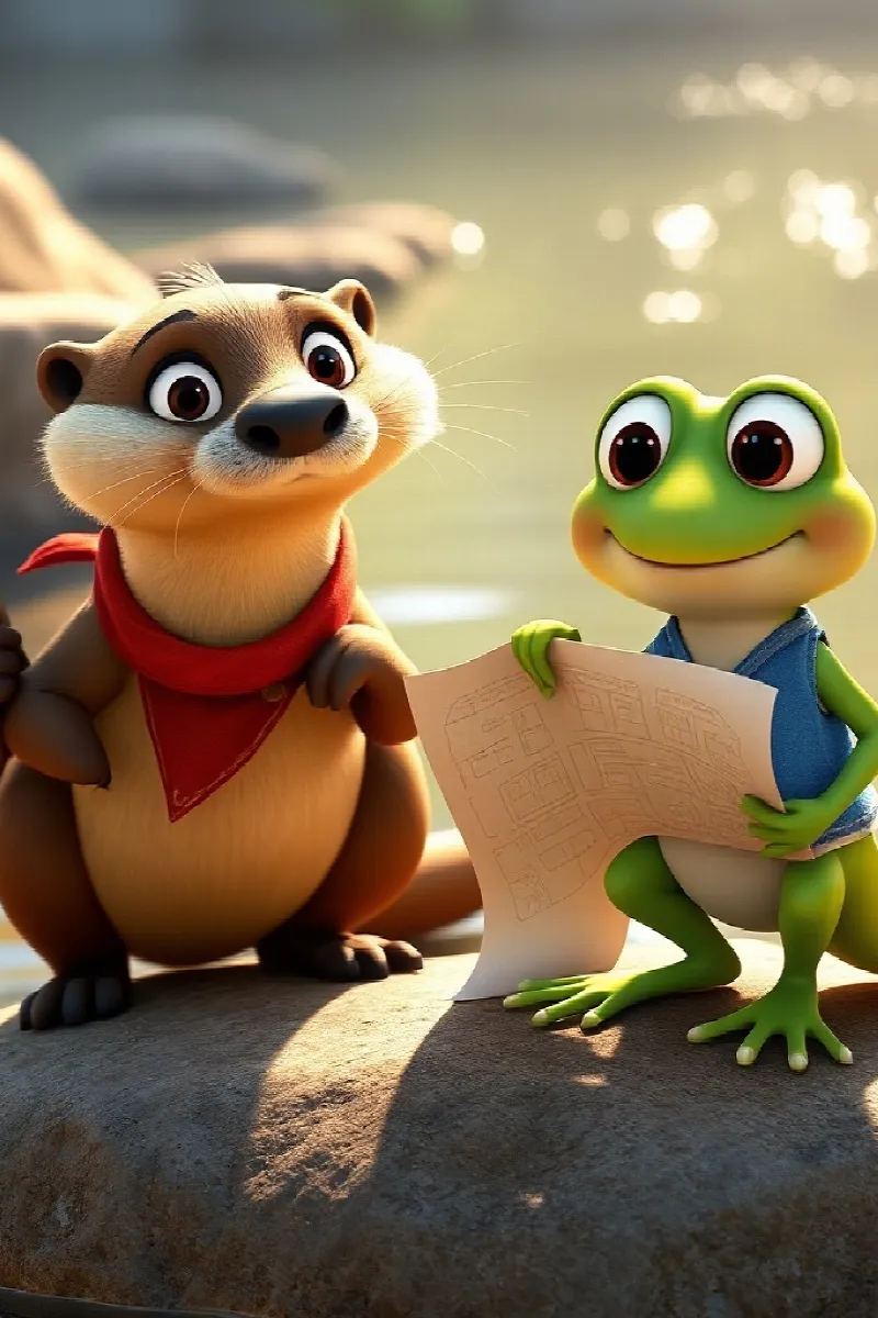Picture 2 from the tale The Otter's Floating Stage