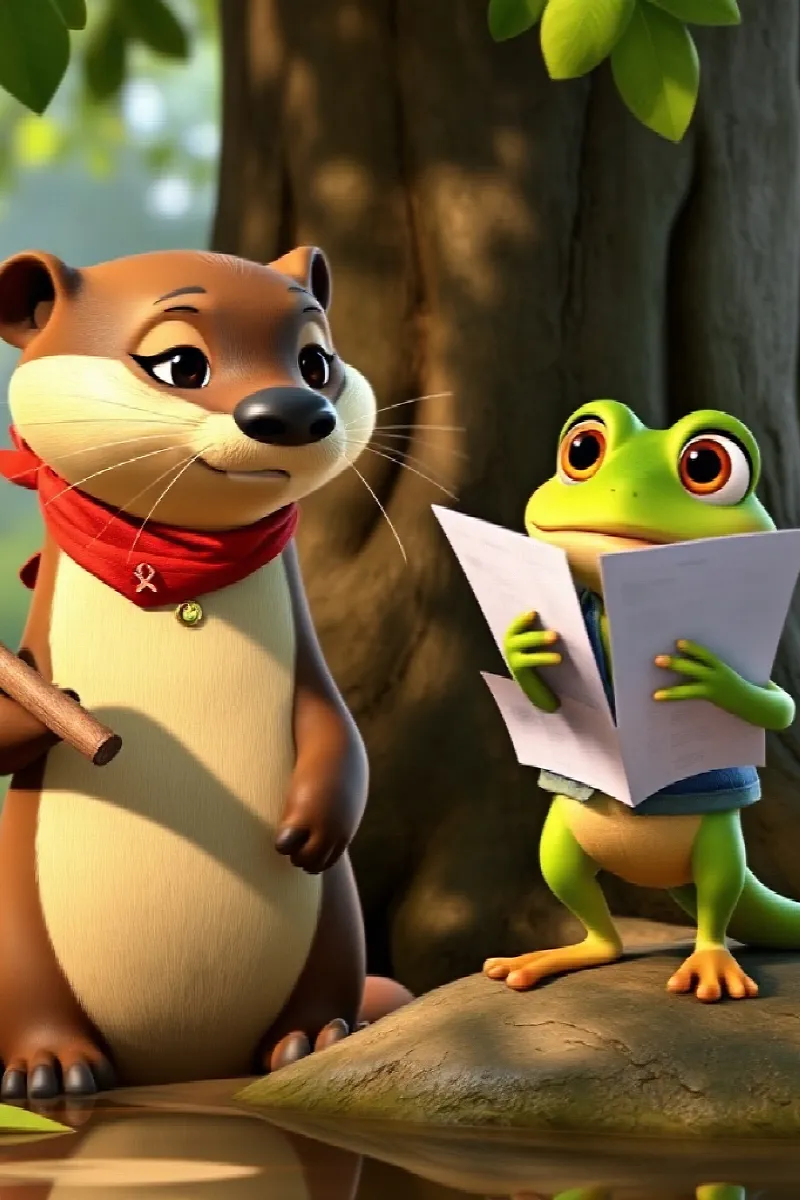 Picture 3 from the tale The Otter's Floating Stage