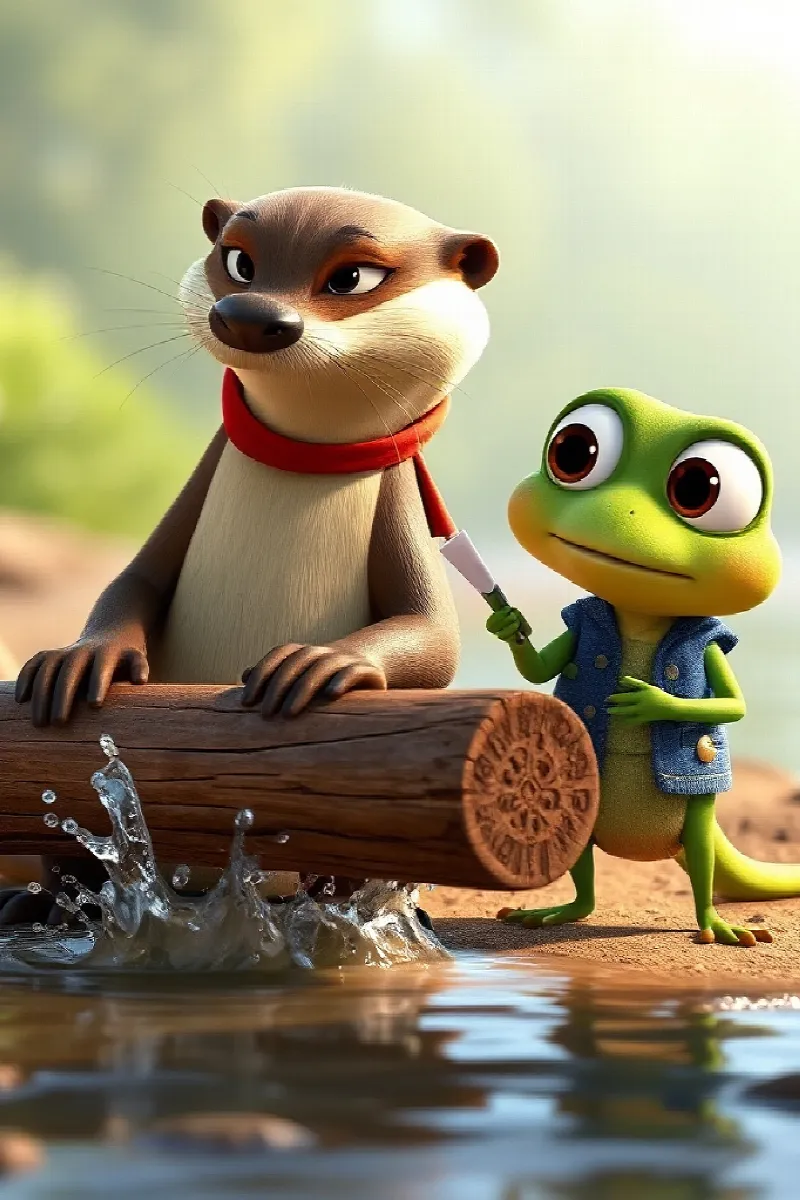 Picture 4 from the tale The Otter's Floating Stage