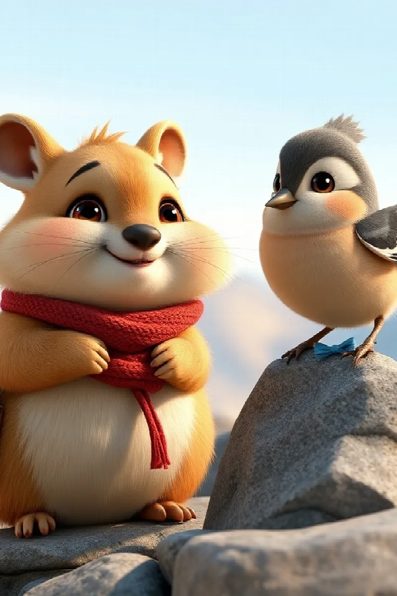 Picture 3 from the tale The Pika's Winter Party