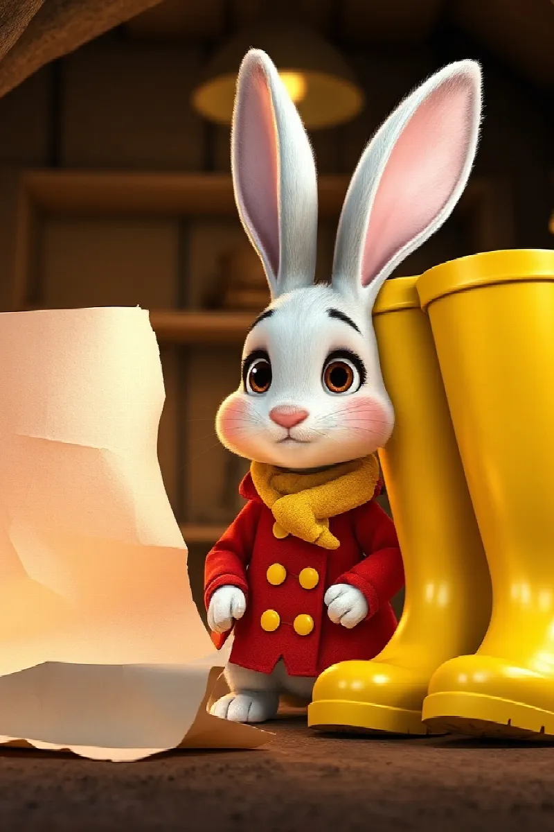 Picture 2 from the tale The Rabbit's Rain Boots