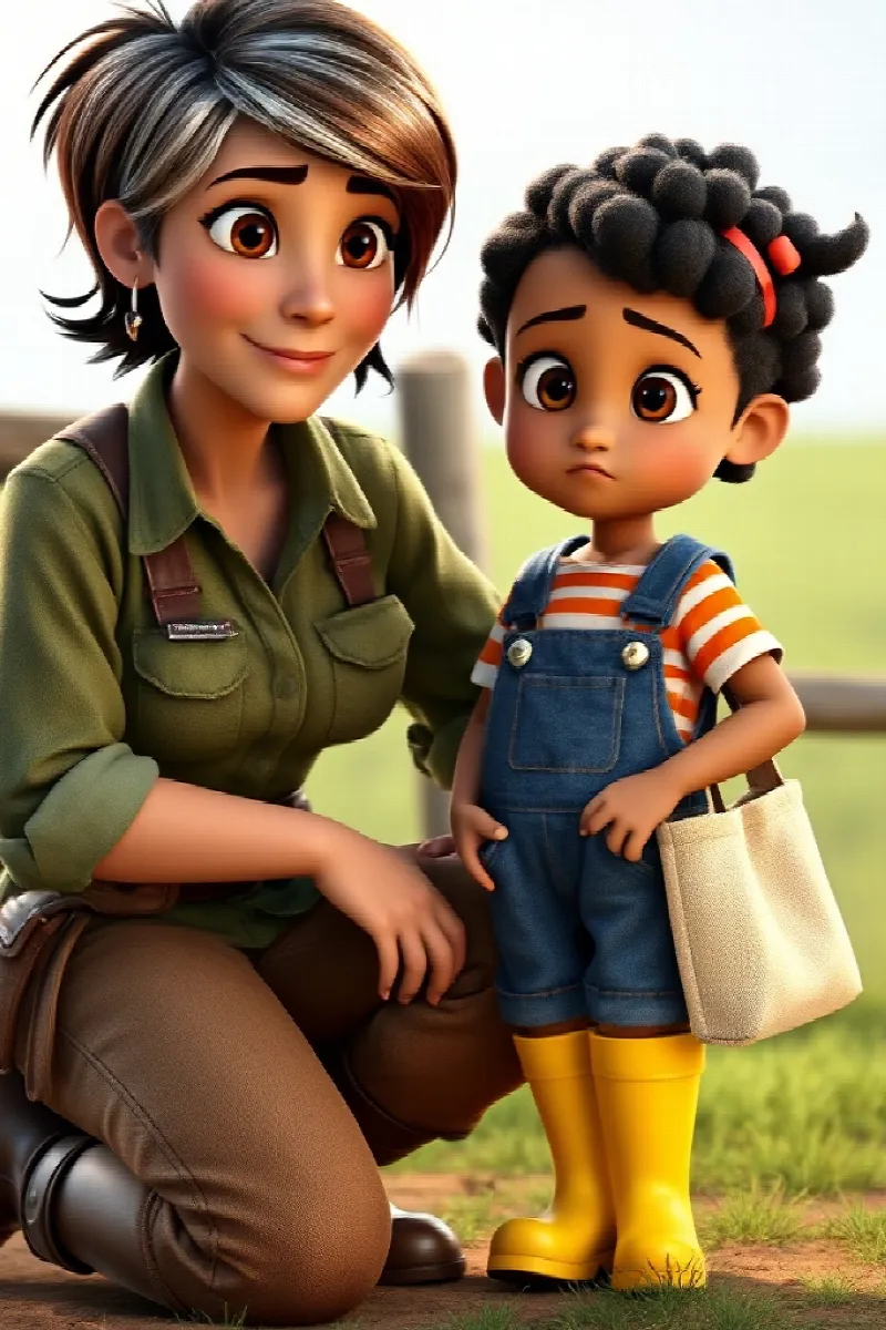 Kız ve Kurtarılan Katır masalından 3. resim