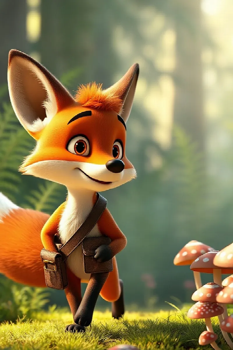 Picture 1 from the tale The Fox's Secret Door