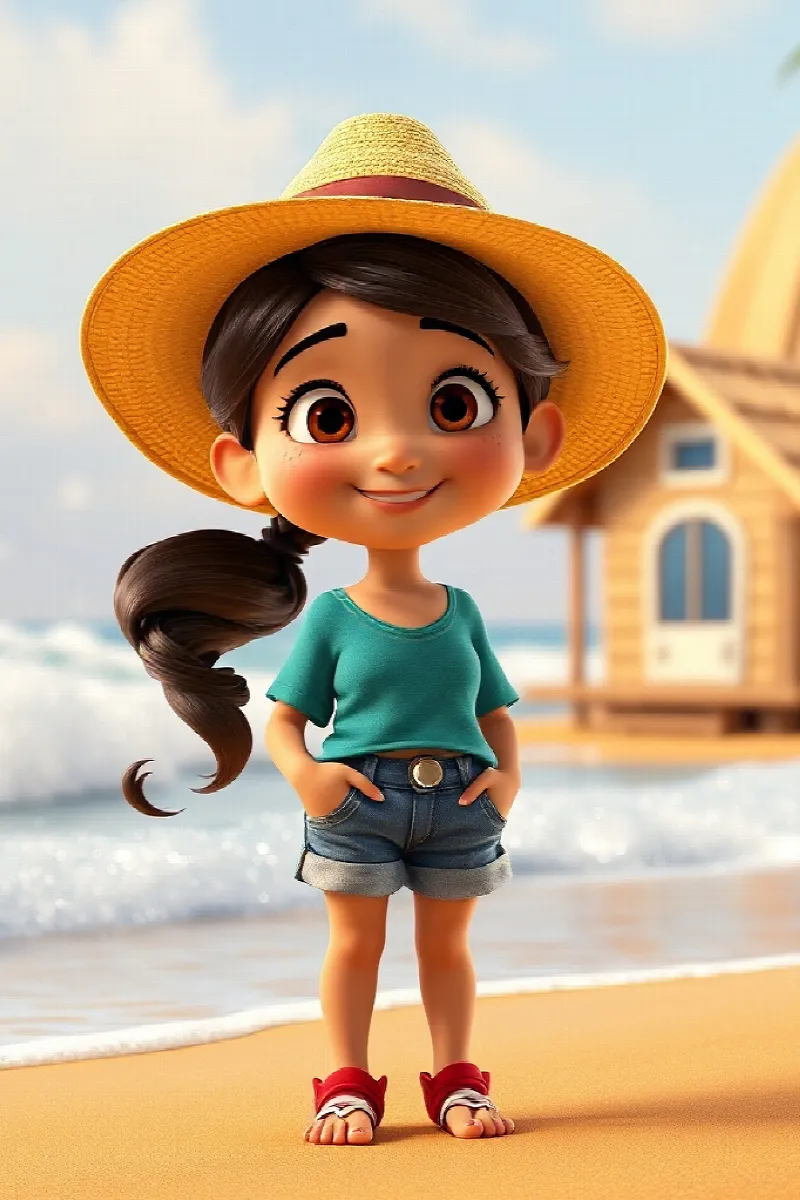 Picture 1 from the tale The Girl and the Dolphin