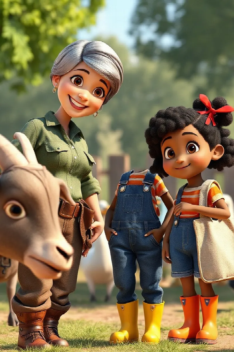 Picture 2 from the tale The Girl and the Rescue Mule