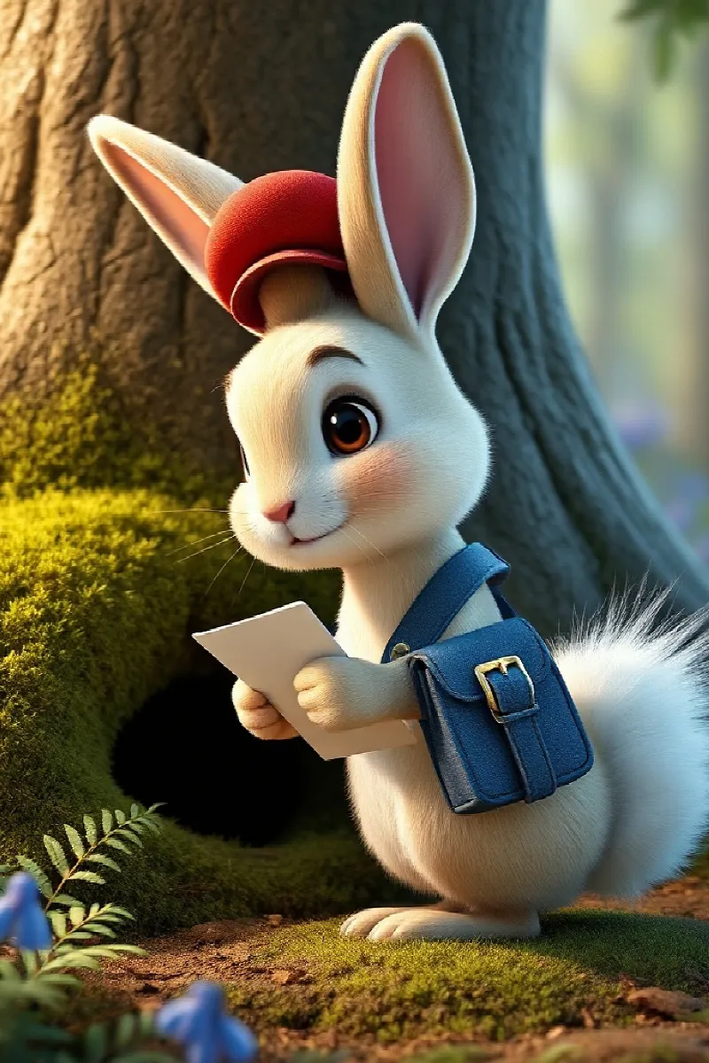 Picture 2 from the tale The Rabbit's Tiny Postbox