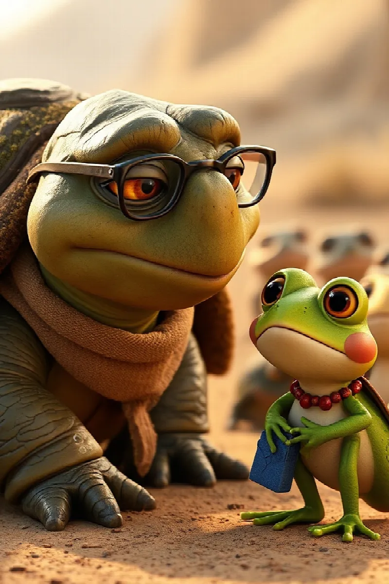 Picture 2 from the tale The Turtle Who Remembered Rain